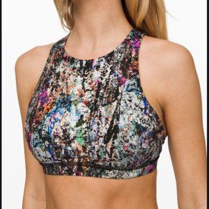 Luluemon Free To Be Serene High Neck Bra -Size 6